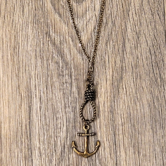Long nautical double chained neclace - Picture 1 of 3